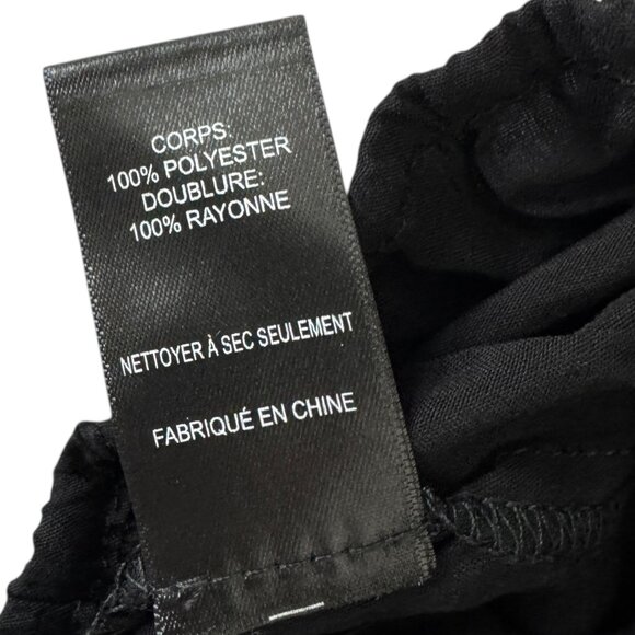 NWT ASTR The Label Calita Pleated Tier Crop Top Black Women's Medium - Picture 10 of 12